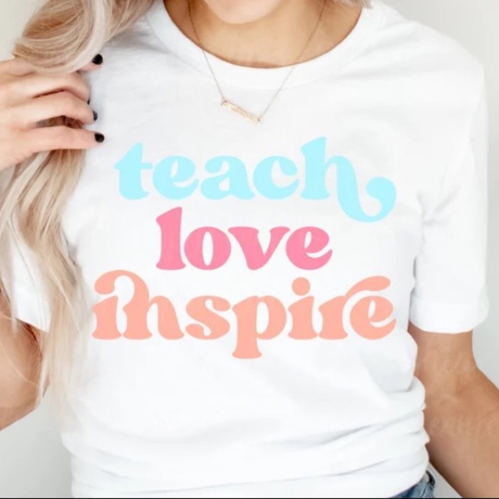 Handmade Teach Love Inspire Tee